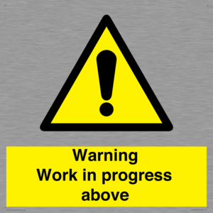 Warning Work in progress above